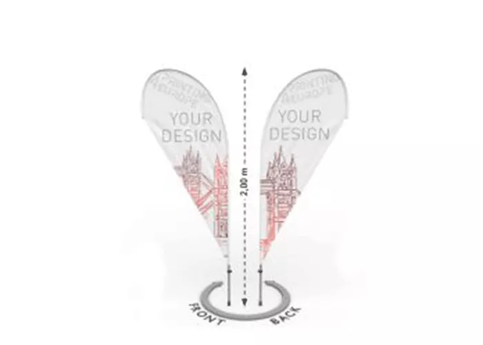 Beach Flag  Double Side