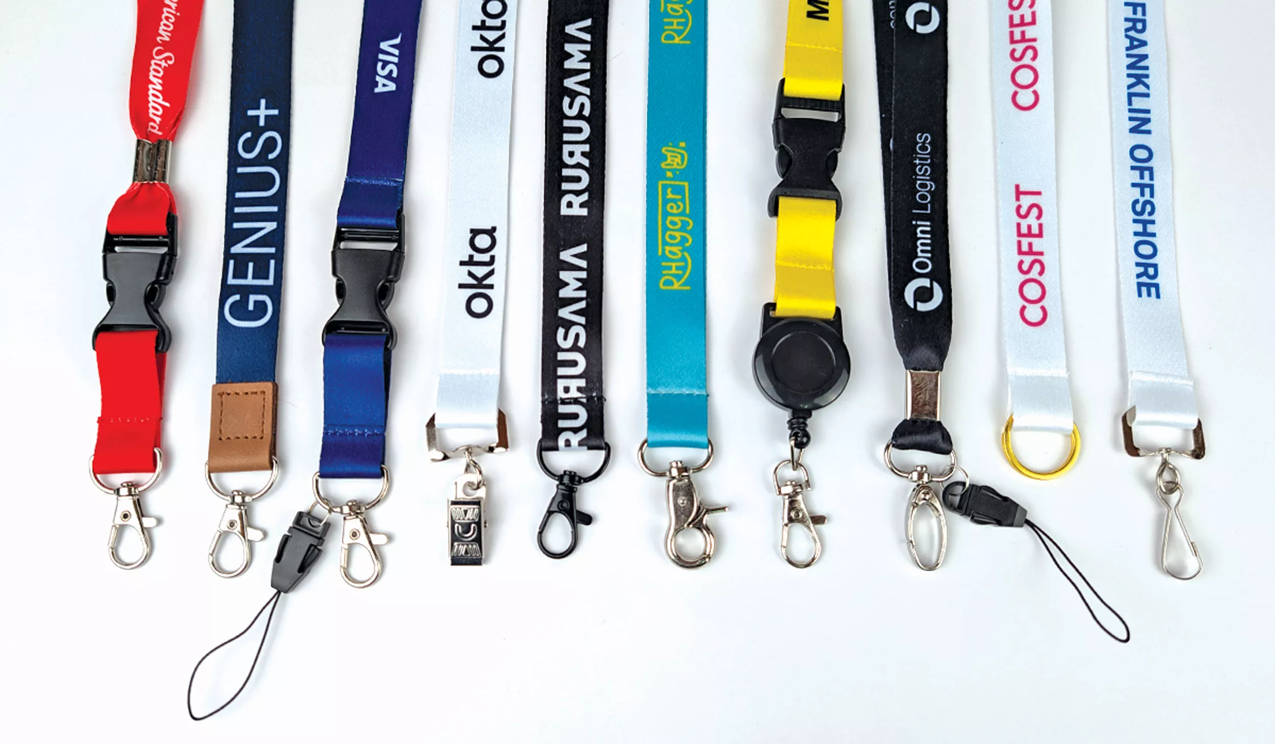 1 Color Print Lanyard