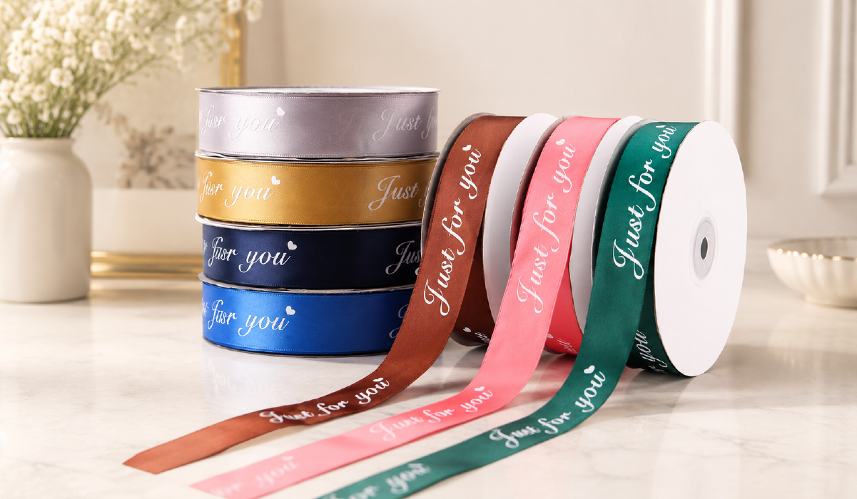 Silk Screen Print Ribbon Wristbands SG