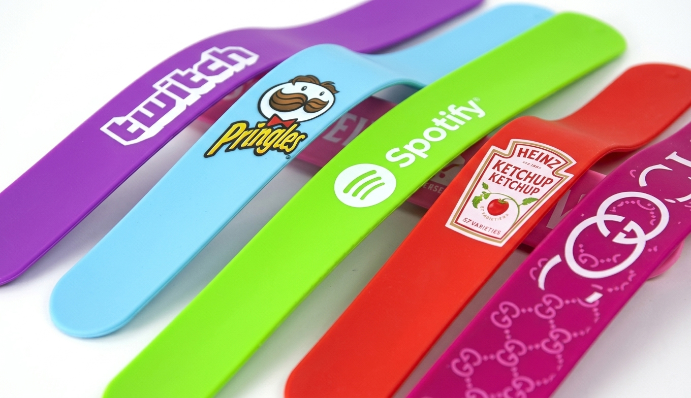 Self-Wrapping Slap Wristbands