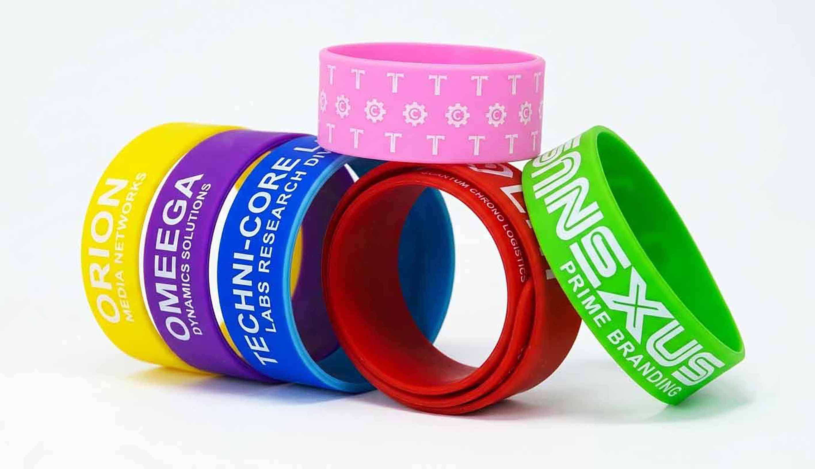 Self-Wrapping Slap Wristbands