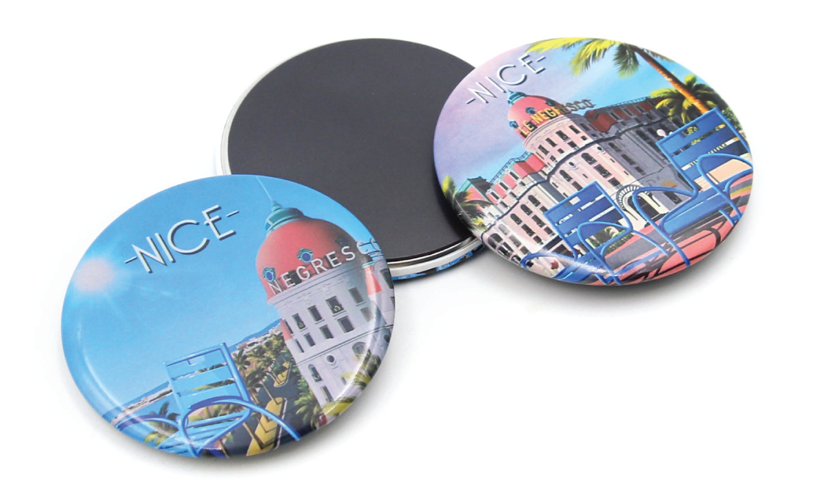 Round Tin Custom Magnet Wristbands SG