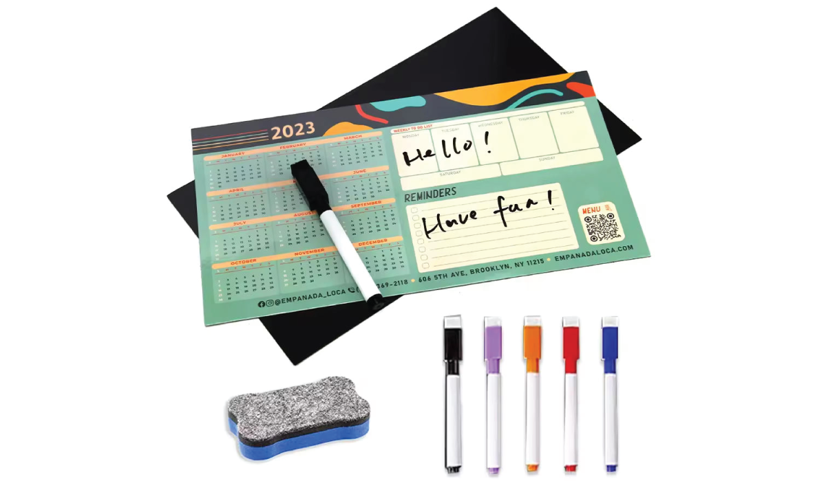 Custom Whiteboard Magnet with Marker Set Wristbands SG