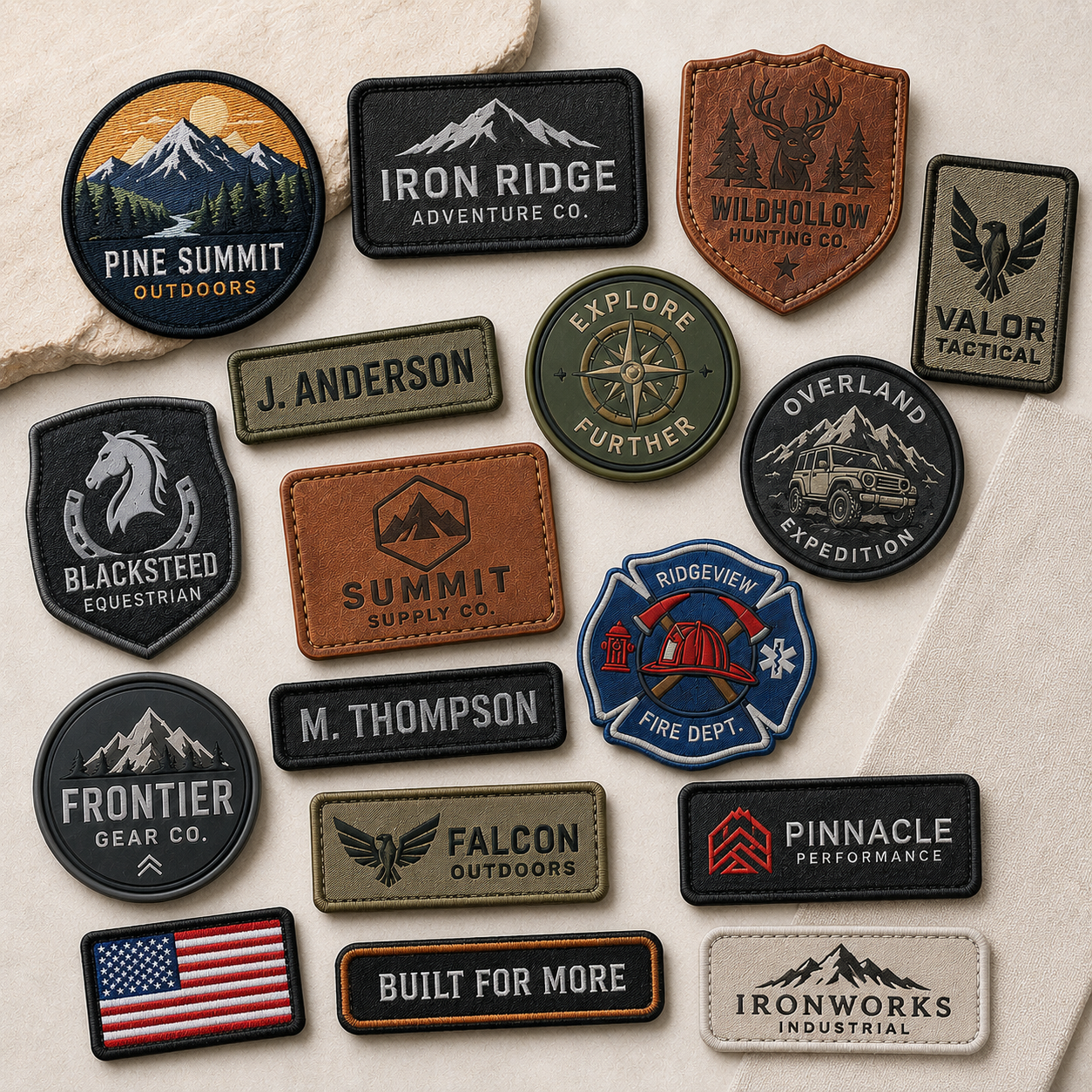 Custom Patches USA | Velcro & Iron on Patches Supplier