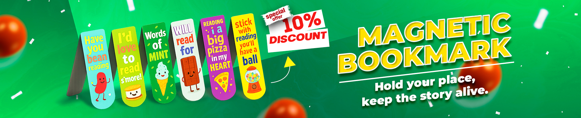 Custom Magnetic Bookmarks Singapore